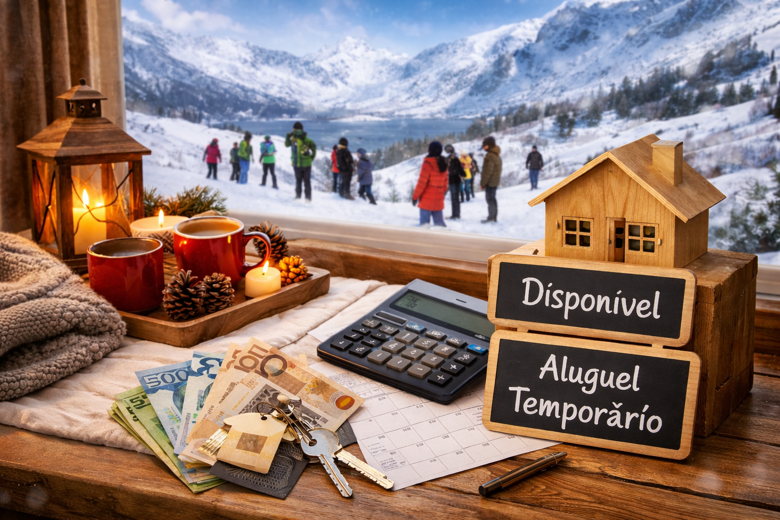 5 dicas para moradores de Tondela ganharem dinheiro com alojamento local durante o inverno.